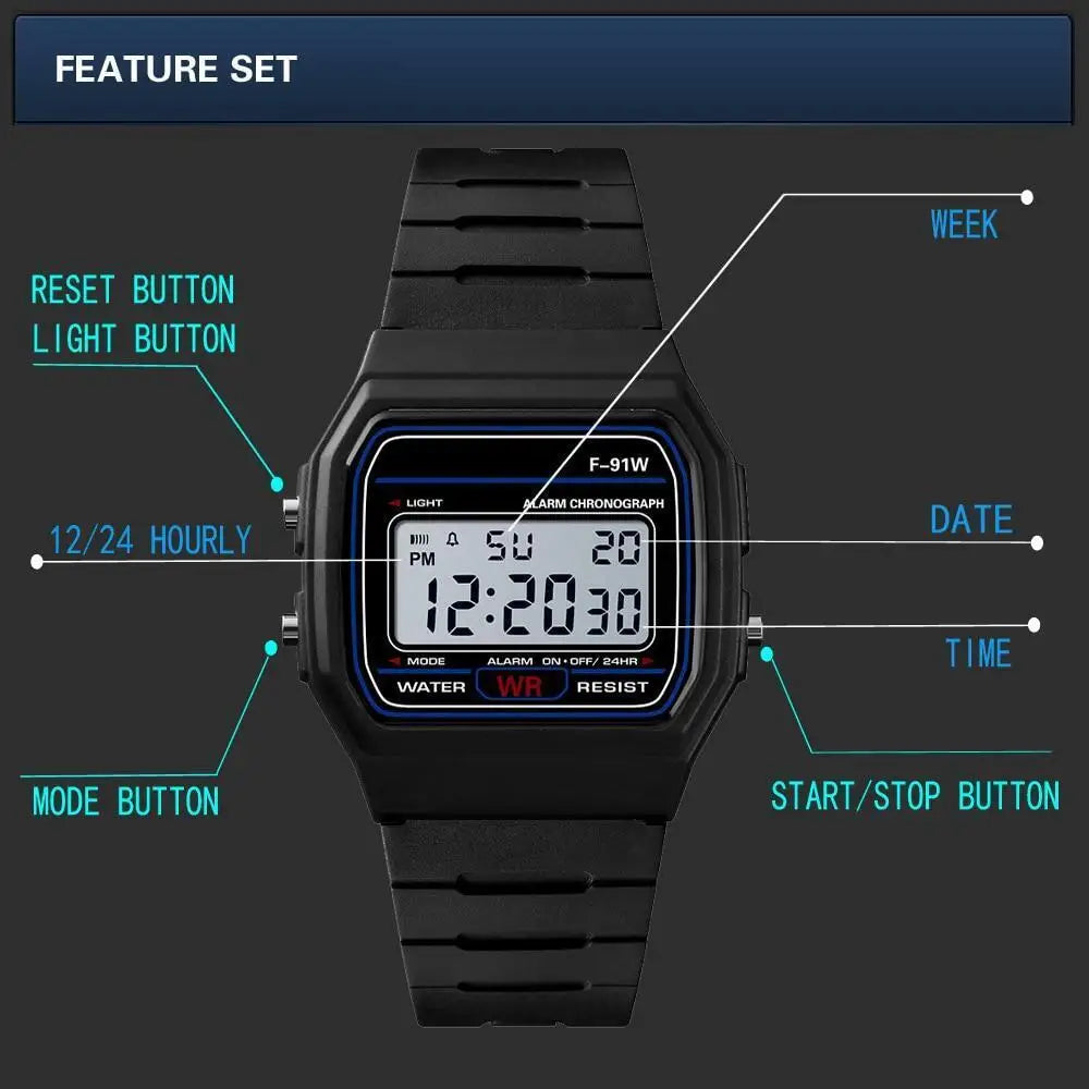 Casio watch F91W